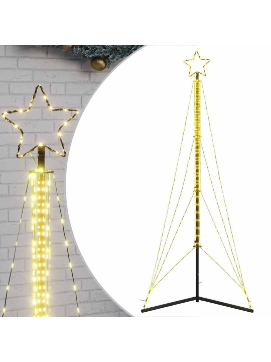 Šviečianti Kalėdų eglutė, 483 šiltos LED, 240cm