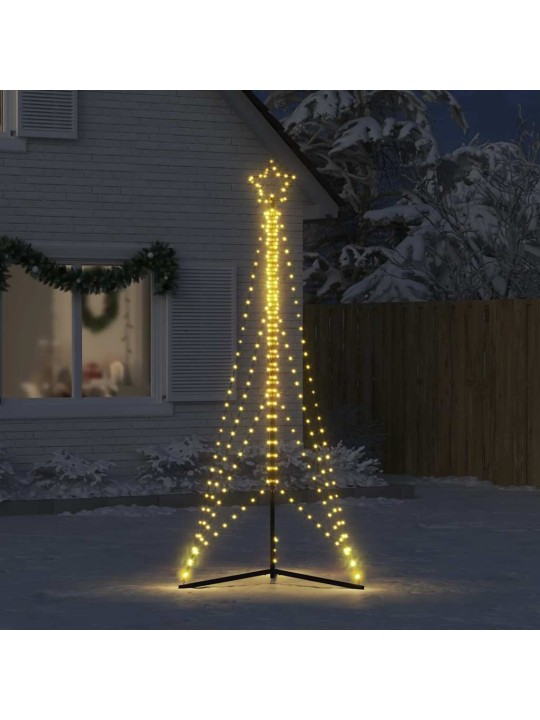 Šviečianti Kalėdų eglutė, 483 šiltos LED, 240cm