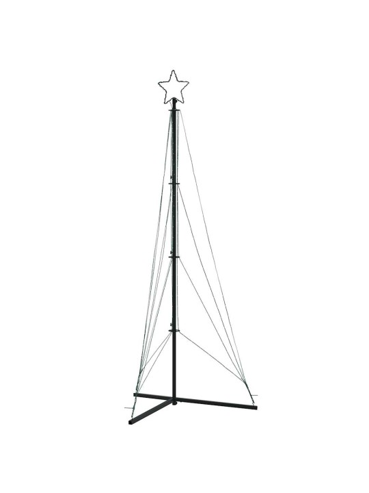 Šviečianti Kalėdų eglutė, 483 šiltos LED, 240cm