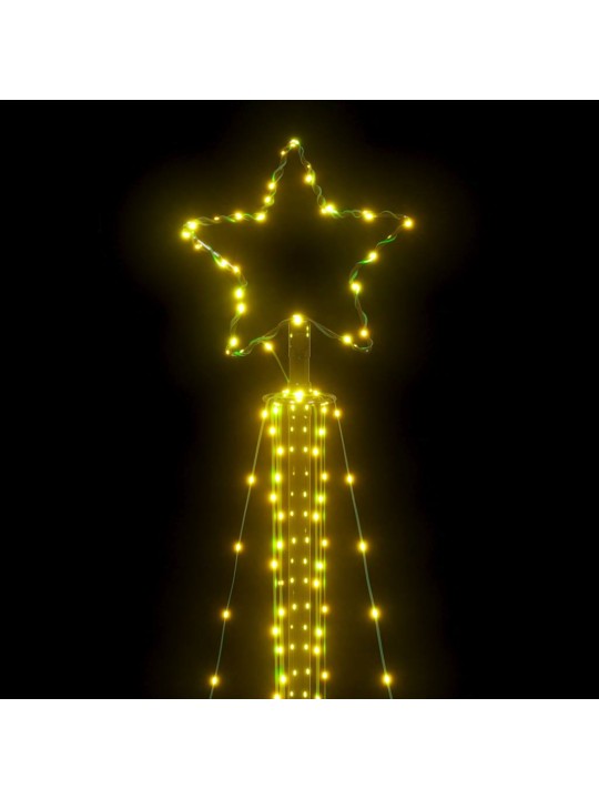 Šviečianti Kalėdų eglutė, 483 šiltos LED, 240cm