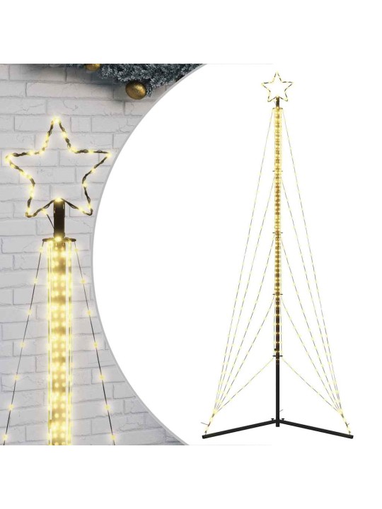 Šviečianti Kalėdų eglutė, 525 šiltos LED, 302cm