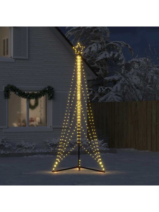 Šviečianti Kalėdų eglutė, 525 šiltos LED, 302cm