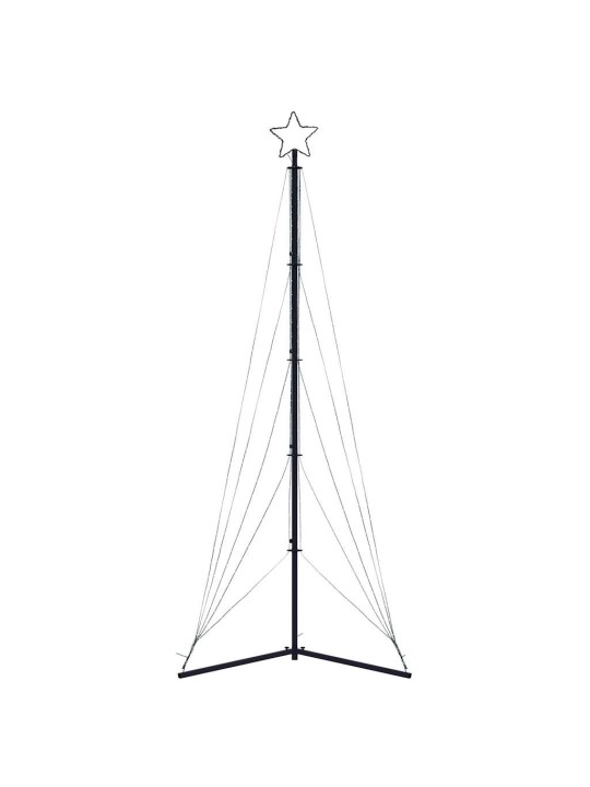 Šviečianti Kalėdų eglutė, 525 šiltos LED, 302cm