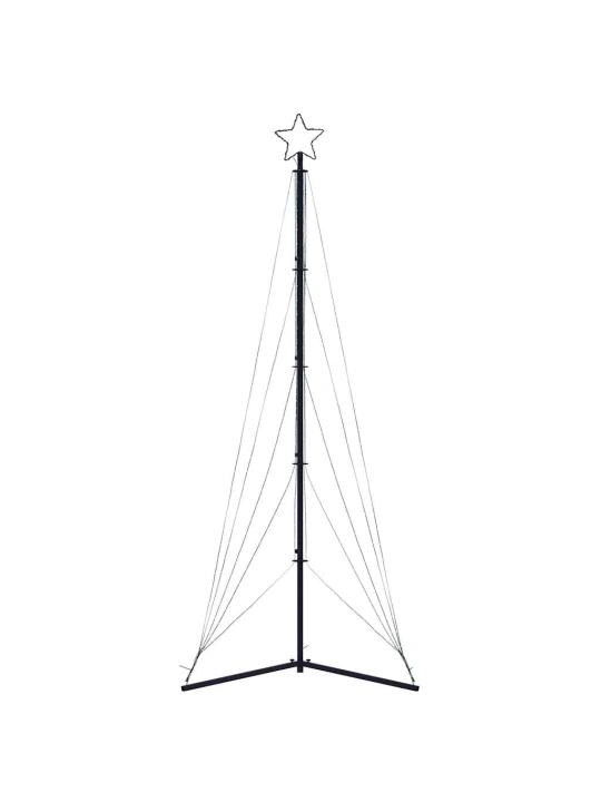 Šviečianti Kalėdų eglutė, 525 šiltos LED, 302cm