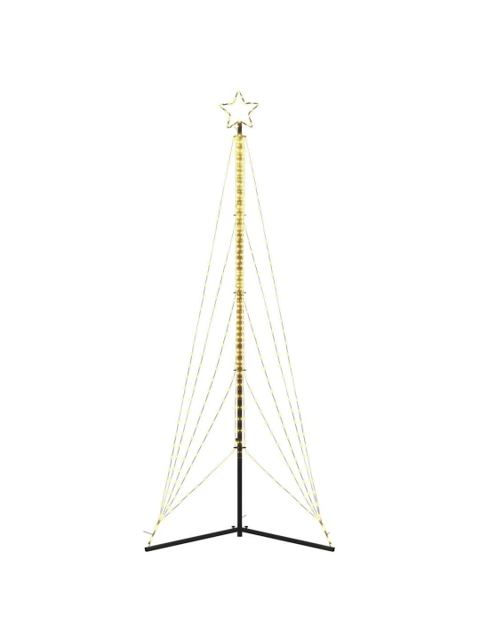 Šviečianti Kalėdų eglutė, 525 šiltos LED, 302cm