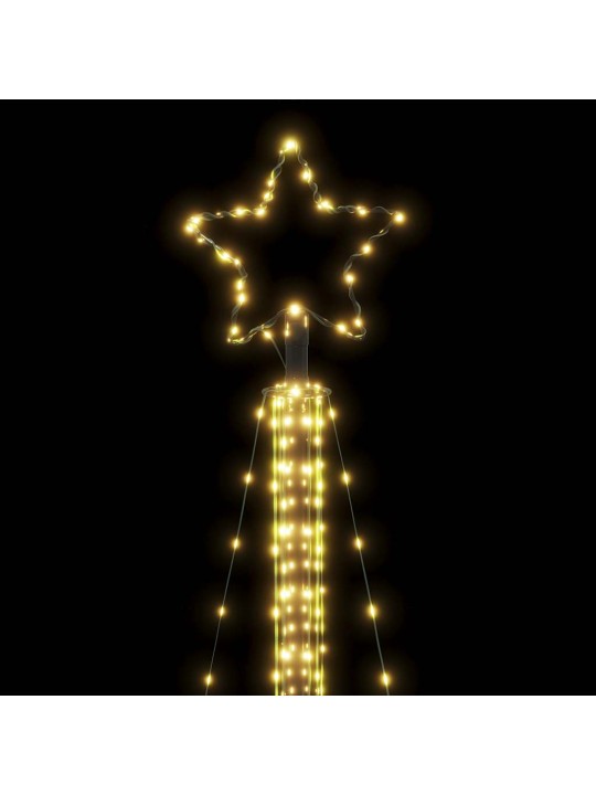 Šviečianti Kalėdų eglutė, 525 šiltos LED, 302cm