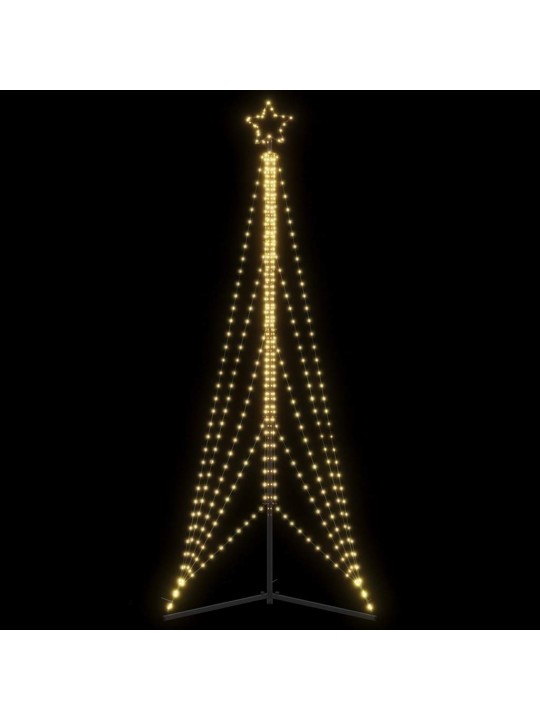 Šviečianti Kalėdų eglutė, 525 šiltos LED, 302cm