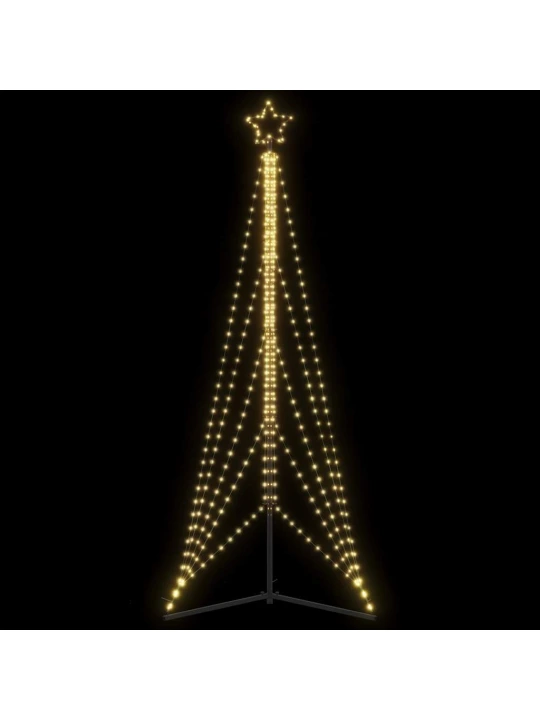 Šviečianti Kalėdų eglutė, 525 šiltos LED, 302cm