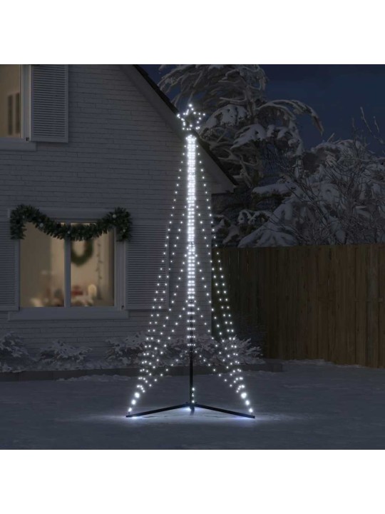 Šviečianti Kalėdų eglutė, 525 šaltos LED, 302cm