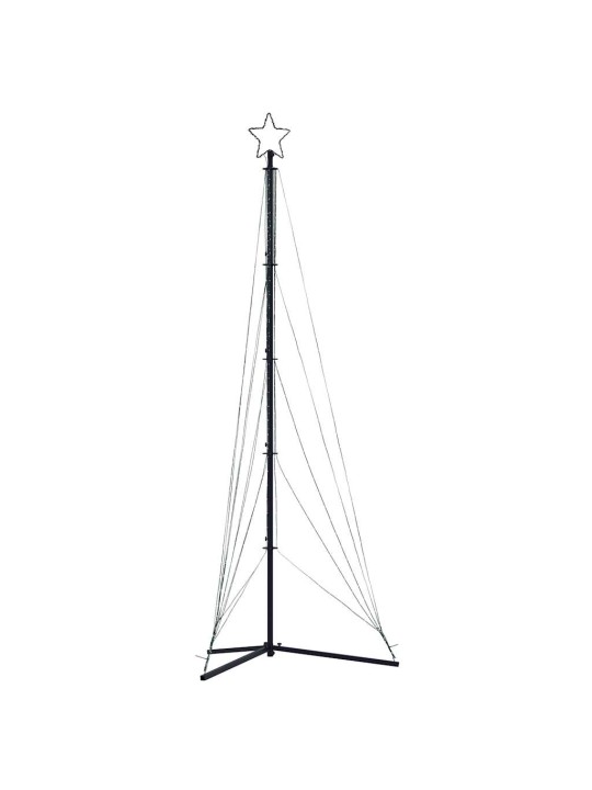 Šviečianti Kalėdų eglutė, 525 mėlynos LED, 302cm