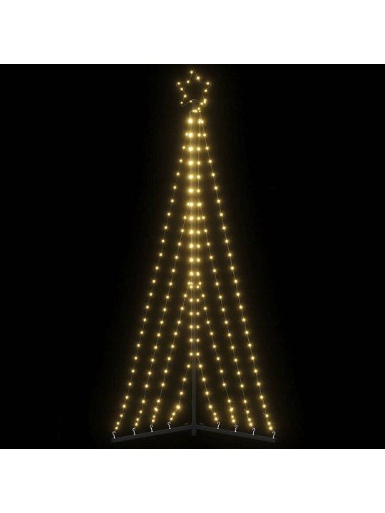 Šviečianti Kalėdų eglutė, 339 šiltos LED, 187cm