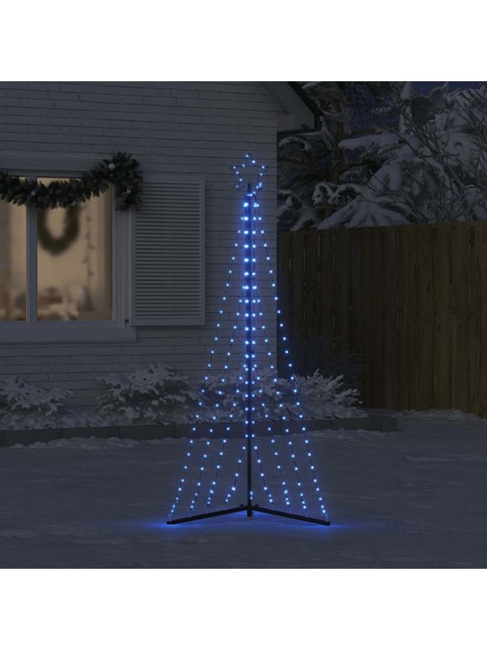Šviečianti Kalėdų eglutė, 339 mėlynos LED, 187cm