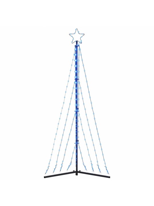 Šviečianti Kalėdų eglutė, 339 mėlynos LED, 187cm