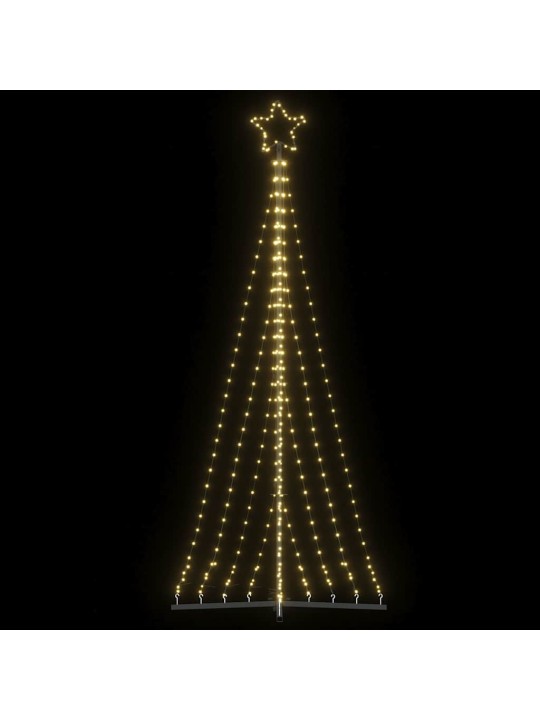 Šviečianti Kalėdų eglutė, 447 šiltos LED, 249cm
