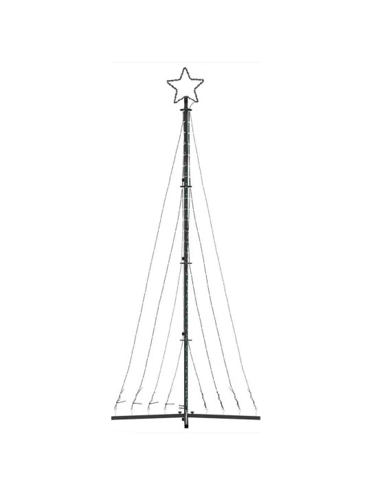 Šviečianti Kalėdų eglutė, 447 šaltos LED, 249cm