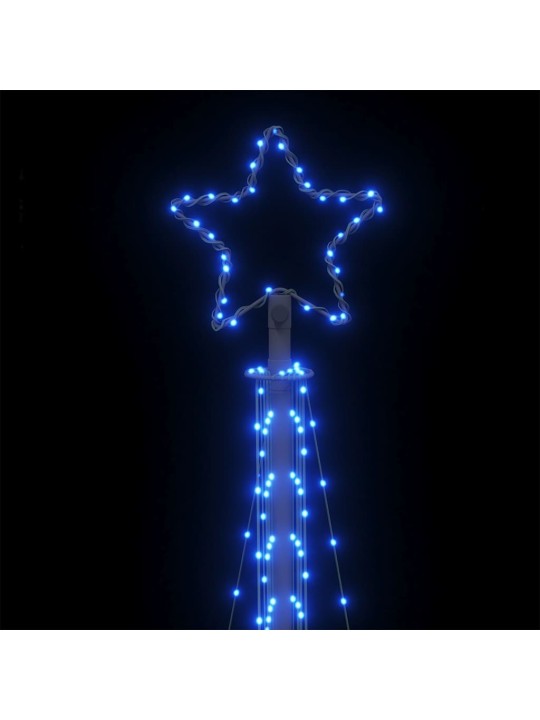 Šviečianti Kalėdų eglutė, 495 mėlynos LED, 300,5cm