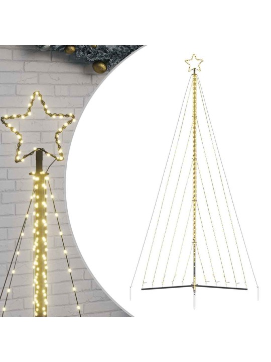 Šviečianti Kalėdų eglutė, 570 šiltos LED, 399cm