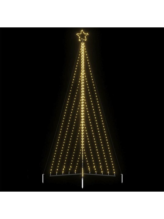 Šviečianti Kalėdų eglutė, 570 šiltos LED, 399cm