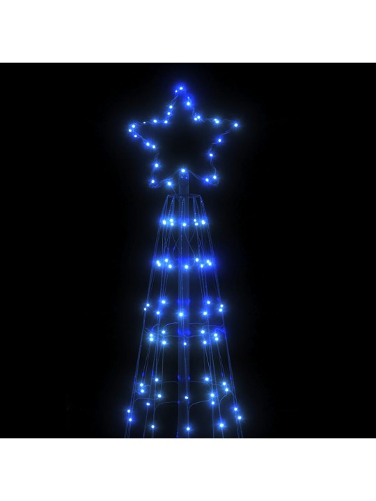 Šviečianti Kalėdų eglutė, 550 mėlynos LED, 304cm, kūgio formos