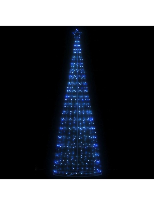 Šviečianti Kalėdų eglutė, 550 mėlynos LED, 304cm, kūgio formos