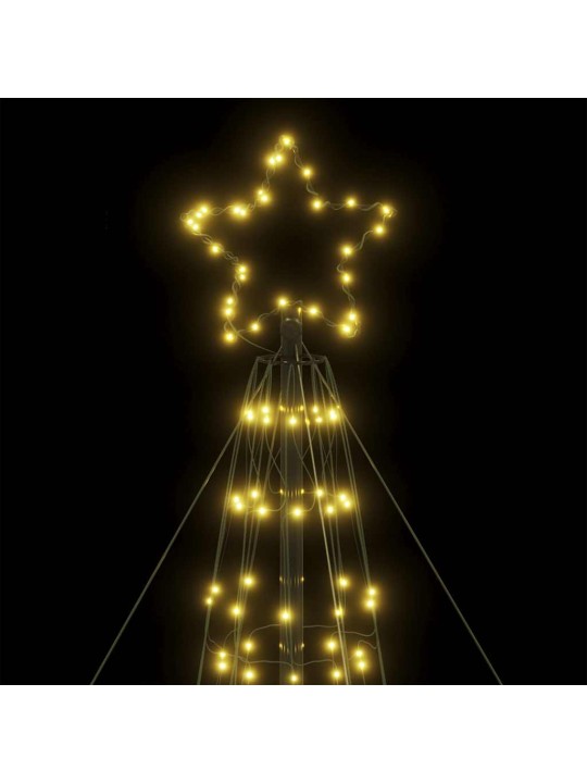 Šviečianti Kalėdų eglutė, 1534 šiltos LED, 503cm, kūgio formos