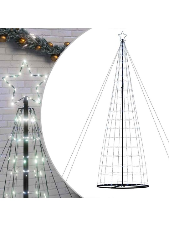Šviečianti Kalėdų eglutė, 1534 šaltos LED, 503cm, kūgio formos