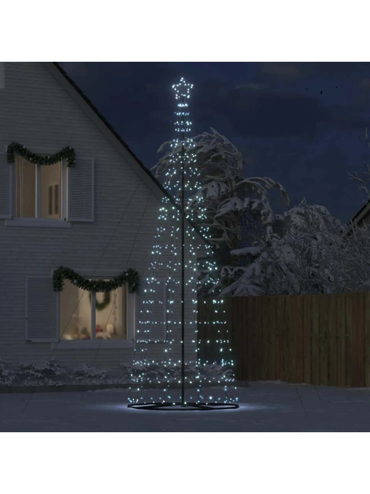 Šviečianti Kalėdų eglutė, 1534 šaltos LED, 503cm, kūgio formos