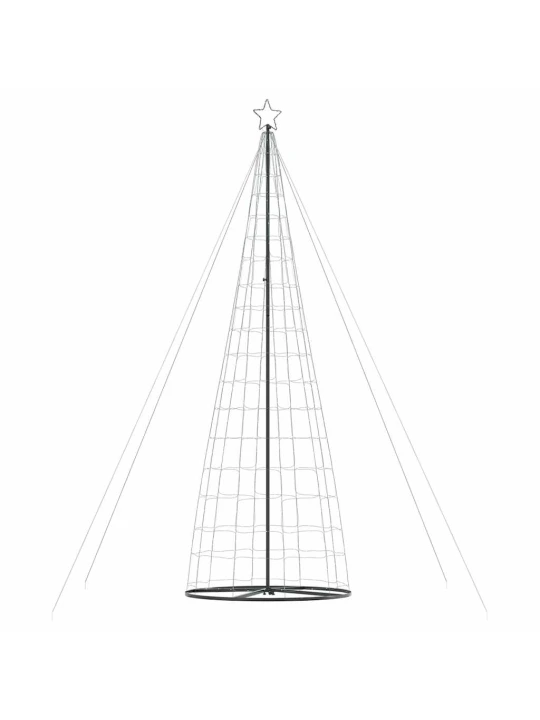 Šviečianti Kalėdų eglutė, 1534 šaltos LED, 503cm, kūgio formos