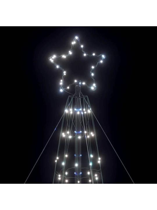 Šviečianti Kalėdų eglutė, 1534 šaltos LED, 503cm, kūgio formos