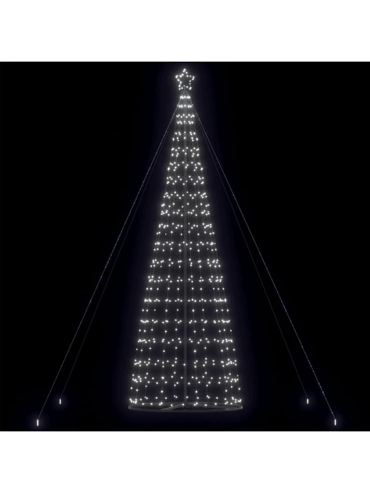 Šviečianti Kalėdų eglutė, 1534 šaltos LED, 503cm, kūgio formos