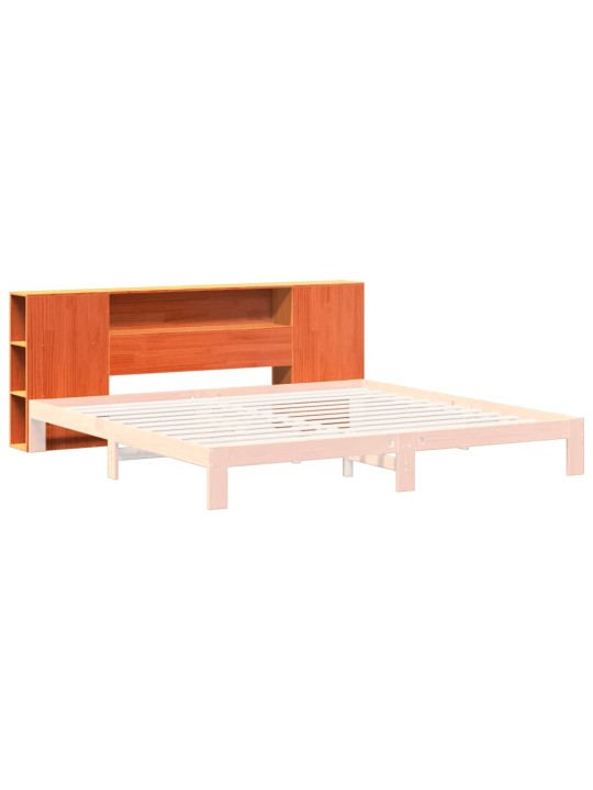 Galvūgalis su daiktų laikymo vieta, rudas, 200cm, pušis