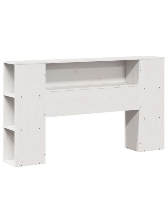 Galvūgalis su daiktų laikymo vieta, baltas, 160cm, pušis