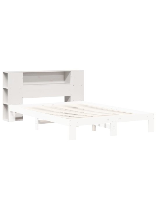 Galvūgalis su daiktų laikymo vieta, baltas, 160cm, pušis