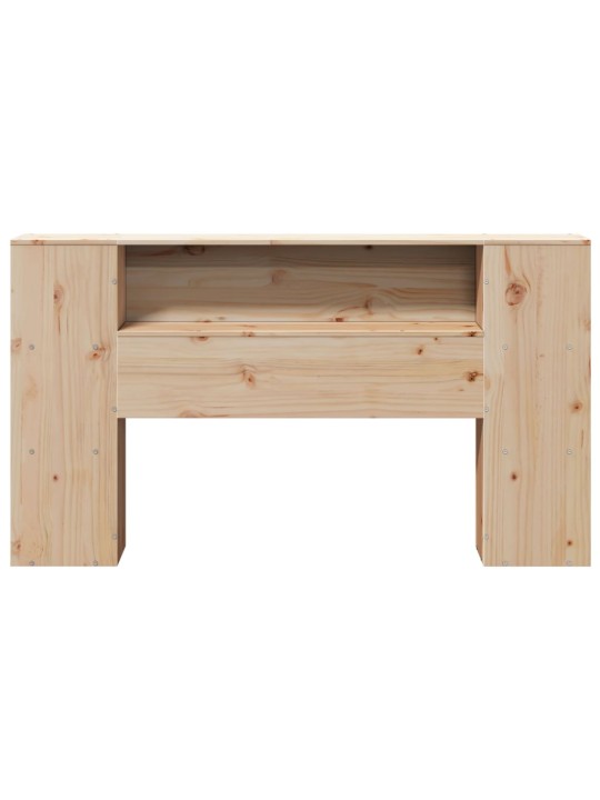 Galvūgalis su daiktų laikymo vieta, 150cm, pušies masyvas
