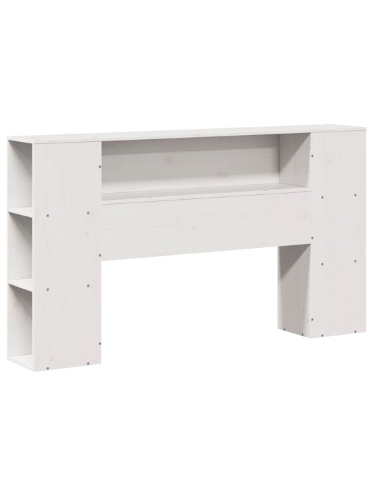 Galvūgalis su daiktų laikymo vieta, baltas, 150cm, pušis