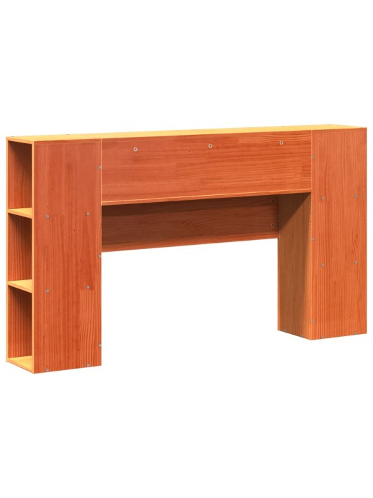 Galvūgalis su daiktų laikymo vieta, rudas, 150cm, pušis