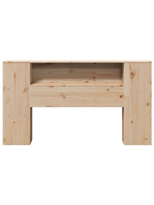 Galvūgalis su daiktų laikymo vieta, 135cm, pušies masyvas