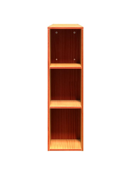 Galvūgalis su daiktų laikymo vieta, rudas, 135cm, pušis