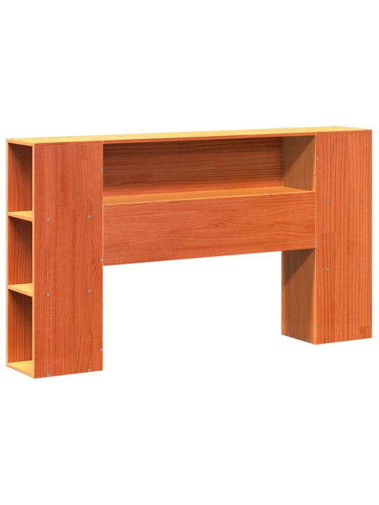 Galvūgalis su daiktų laikymo vieta, rudas, 120cm, pušis