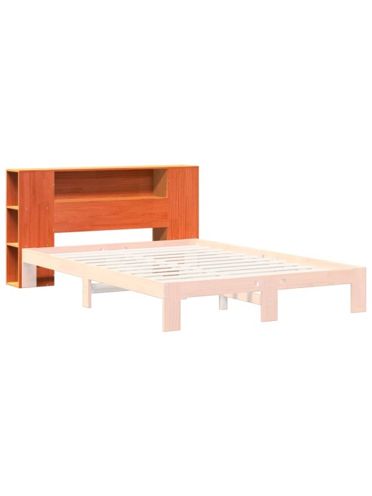 Galvūgalis su daiktų laikymo vieta, rudas, 120cm, pušis
