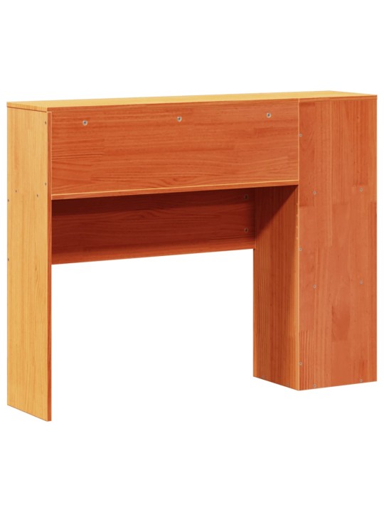 Galvūgalis su daiktų laikymo vieta, rudas, 100cm, pušis