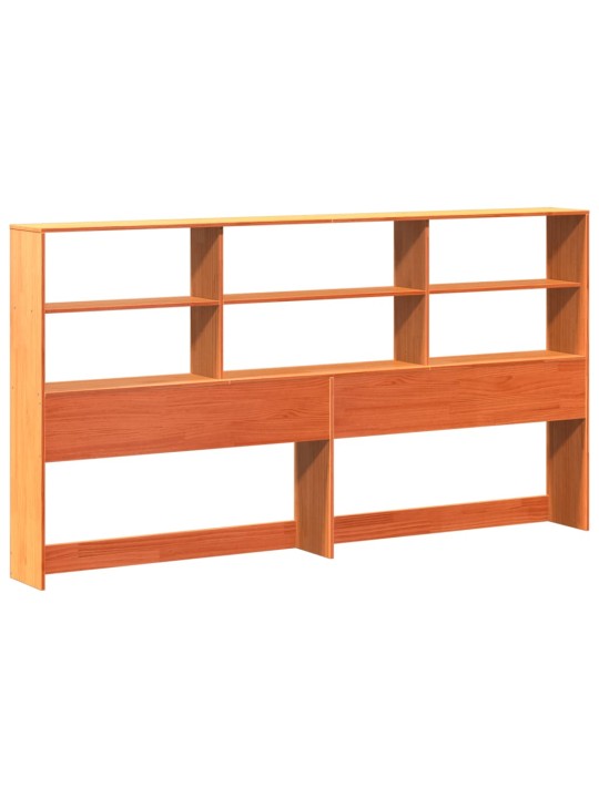 Galvūgalis su daiktų laikymo vieta, rudas, 200cm, pušis