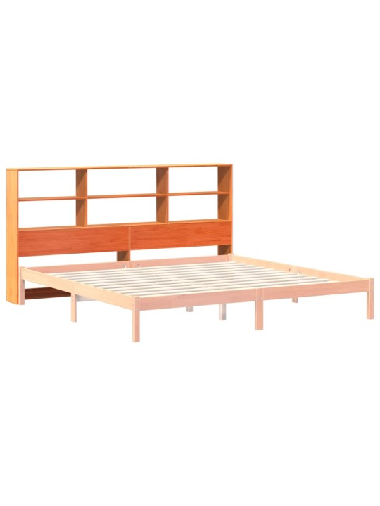 Galvūgalis su daiktų laikymo vieta, rudas, 200cm, pušis