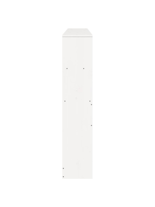 Galvūgalis su daiktų laikymo vieta, baltas, 180cm, pušis
