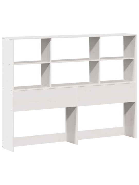 Galvūgalis su daiktų laikymo vieta, baltas, 160cm, pušis