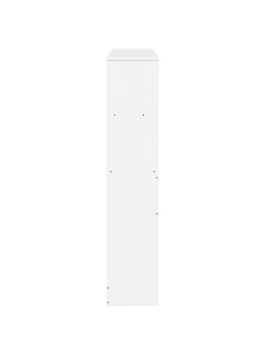 Galvūgalis su daiktų laikymo vieta, baltas, 160cm, pušis