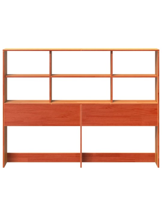 Galvūgalis su daiktų laikymo vieta, rudas, 150cm, pušis
