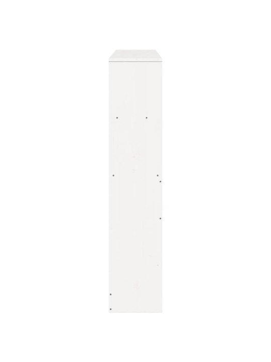Galvūgalis su daiktų laikymo vieta, baltas, 140cm, pušis