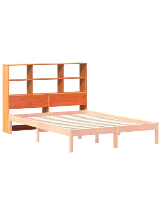 Galvūgalis su daiktų laikymo vieta, rudas, 120cm, pušis