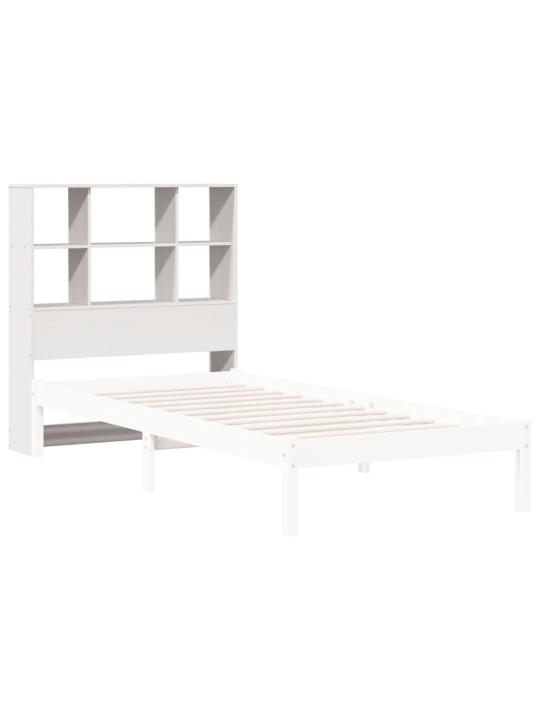 Galvūgalis su daiktų laikymo vieta, baltas, 100cm, pušis